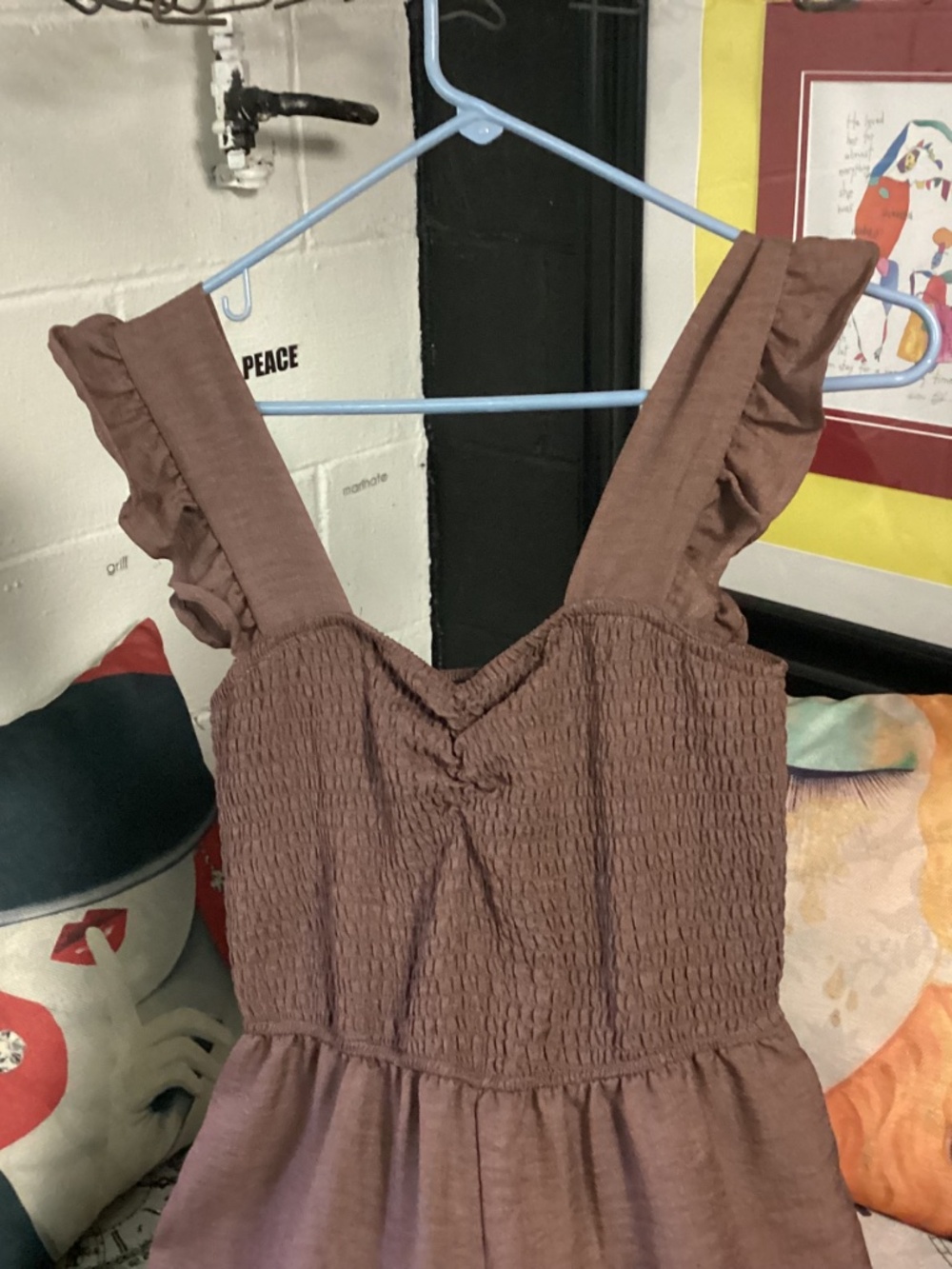 Arden B Jumpsuit!size medium new  ROCKING PRICE MOCHA BROWN 💃💃💃💃 - Picture 2 of 8